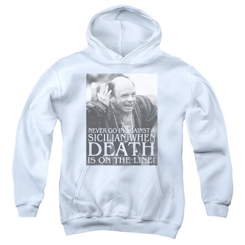 Pb-Sicilian Youth Pull-Over Hoodie- White - XL