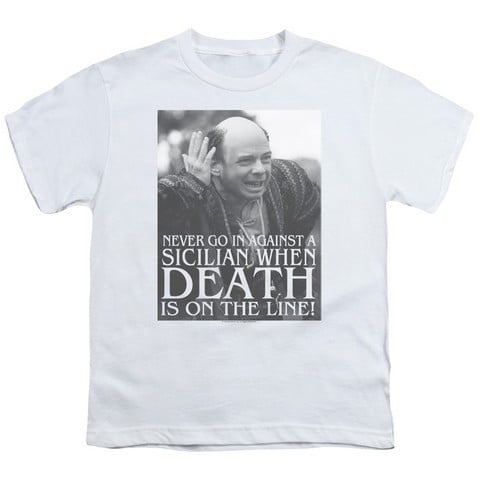 Pb-Sicilian Short Sleeve Youth 18-1 Tee - White - Large