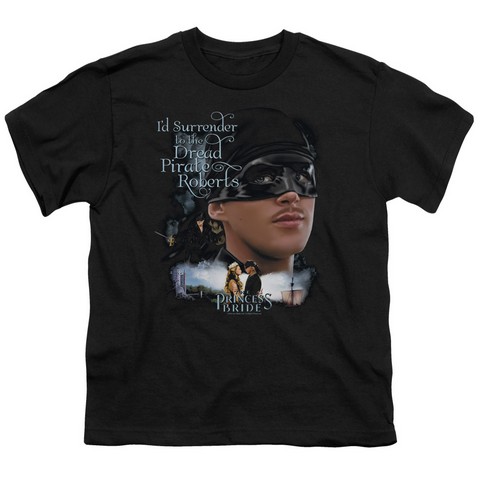 Pb-Surrender Short Sleeve Youth 18-1 Tee- Black - Large