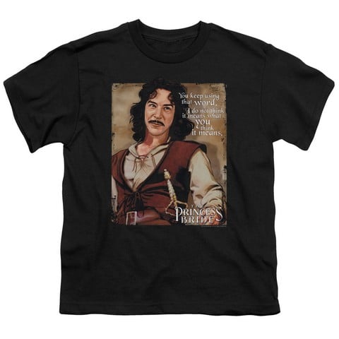 Pb-Word Short Sleeve Youth 18-1 Tee - Black - Small