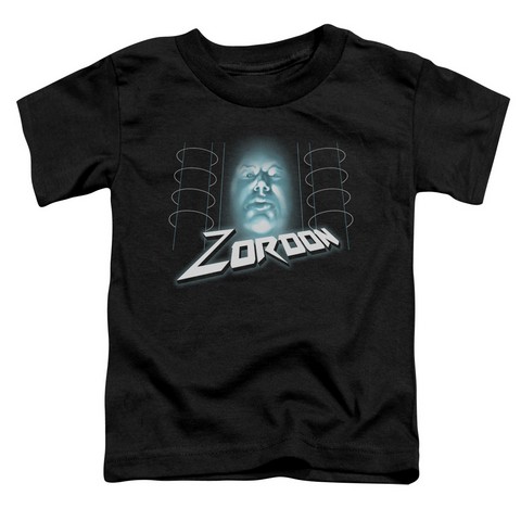 Power Rangers-Zordon Short Sleeve Toddler Tee- Black - Small 2T