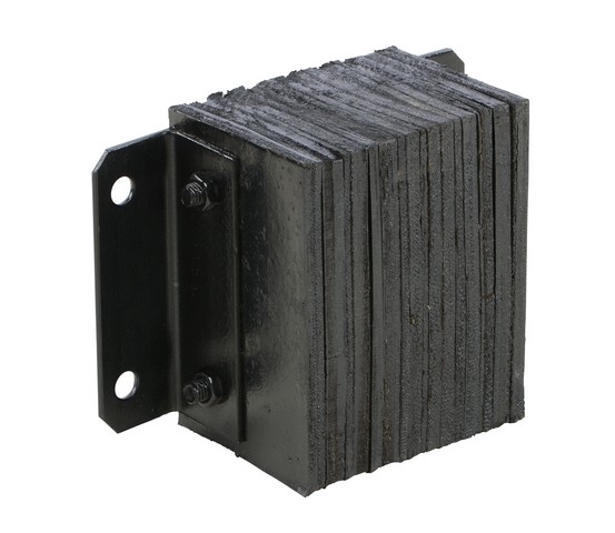 Laminated Dock Bumper 10 x 14.25 x 6 in.