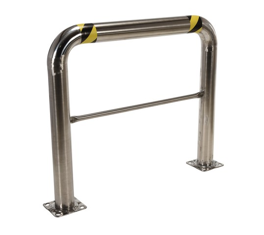 Stainless Steel High Profile Rack Guard, 48 x 42 x 4 in.