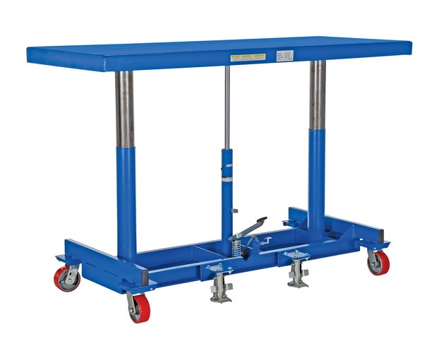 Picture of Vestil LDLT-3060 Ergonomic Long Deck Cart- 60 x 30 in. - 2000 lbs
