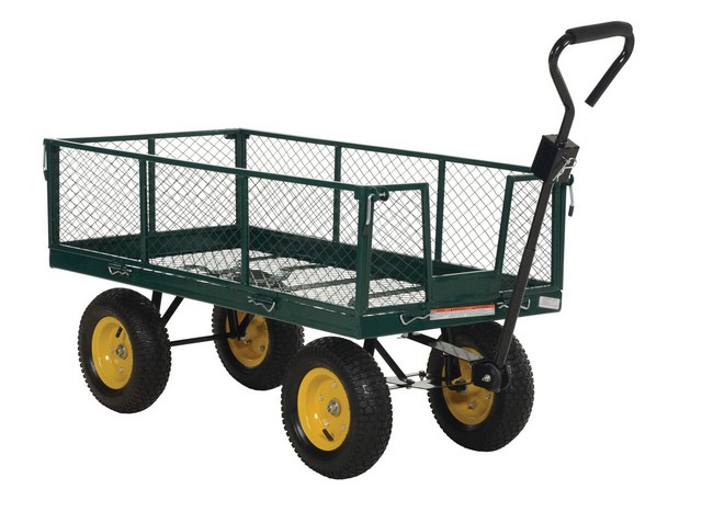 Picture of Vestil LSC-2448-4SD Landscape Cart with Fold Down Side- 1000 lbs