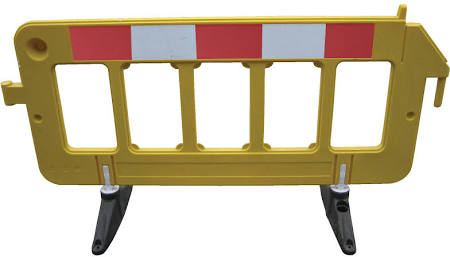 Picture of Vestil PBAR-72-Y Plastic Barrier-Yellow - 23 x 79 x 40 in.