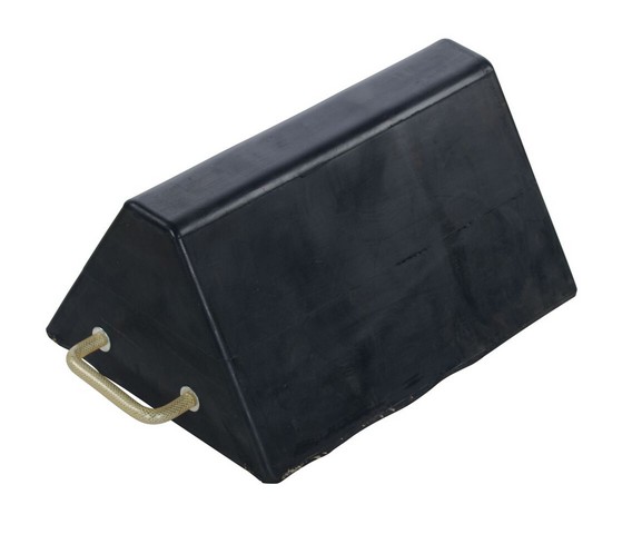 RWC-25 Jumbo Molded Rubber Wheel Chock- 12 x 16 x 8 in.