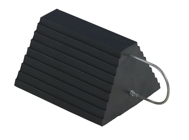 RWC-9-U 9 in. Rubber Wheel Chock U Handle