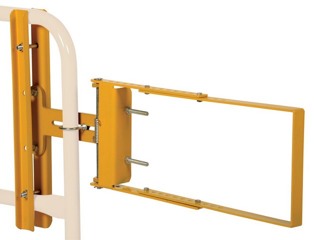 Picture of Vestil SPG-40-Y Yellow Self-Closing Gate - 24 to 40 in.