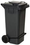 Picture of Vestil TH-32-GY Grey Poly Trash Can- 32 gal