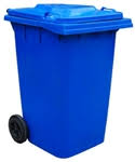 Picture of Vestil TH-64-BLU Blue Poly Trash Can- 64 gal