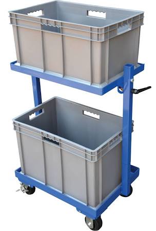 Picture of Vestil TSCT-2B 2 Shelf 2 Basket Multi-Tier Cart- 200 lbs