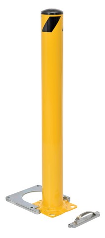 Steel Pipe Bollard Surface Mounted- 42 x 5.5 in.