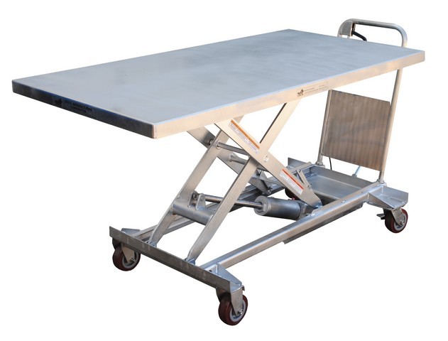 Picture of Vestil CART-1000-LD-PSS Partially Ss Elevating Cart- 31.5 x 63 in. - 1000 lbs