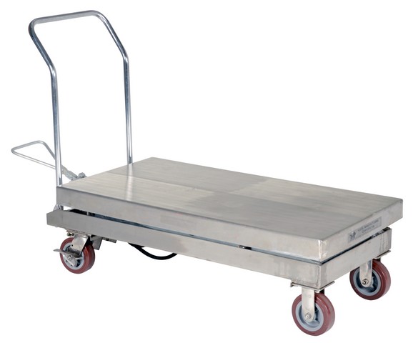 Picture of Vestil CART-2000-PSS Partially Ss Elevating Cart- 24 x 47 in. - 2000 lbs