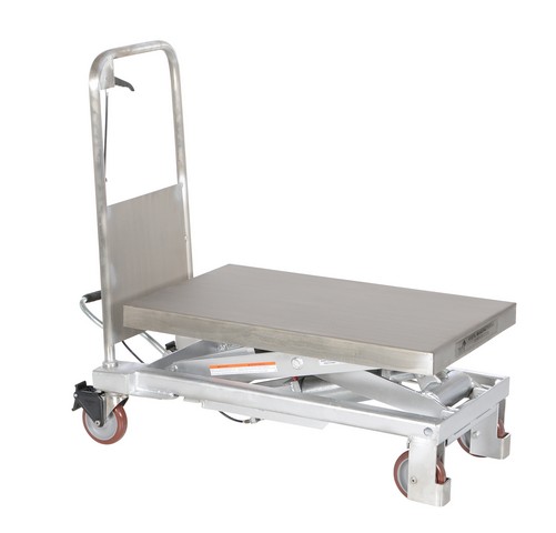 Partial Ss Elevating Cart- 32.5 x 20 in. - 750 lbs