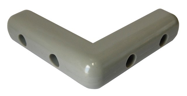 0.87 in. Thick Rubber Corner Guard- 20 Piece