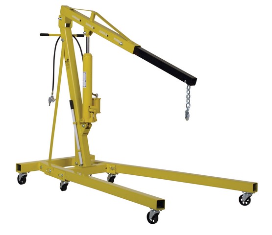 Air & Hand Pump Hydraulic Shop Crane- 4000 lbs