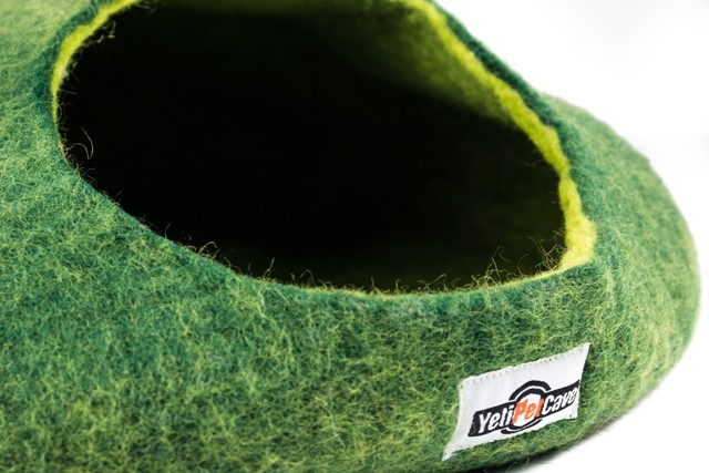 Picture of Yeti Pet Cave YPCGR Green Cat Cave, 8 x 20 x 22 in.