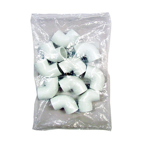 PVC02300C0600HA 0.5 x 0.5 in. White Schedule 40 PVC Elbow