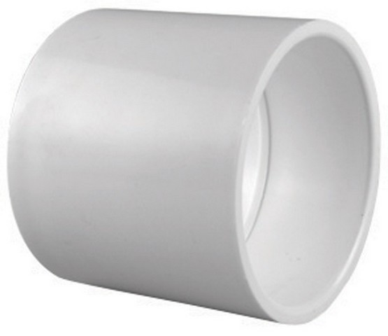 Charlotte Pipe Schedule 40 3 in. Slip X 3 in. D Slip PVC Coupling 1 pk