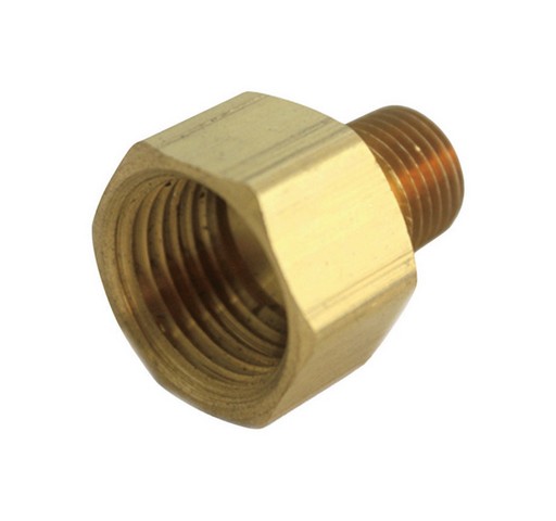 4505244 0.25 in. FPT x 0.25 in. FPT Pipe Reducer Coupling in Yellow Brass - pack of 5