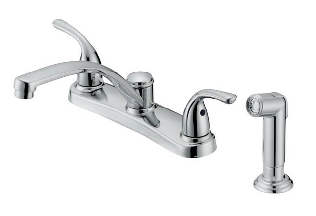 F8F11034CP-ACA1 Kitchen Faucet Low Lead Two Handle 8 in. 1.75 GPM Chrome