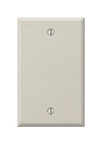 Picture of Amerelle C982BAL 1 Blank Pro-Light Almond Wrinkle Stamped Steel Wall Plate