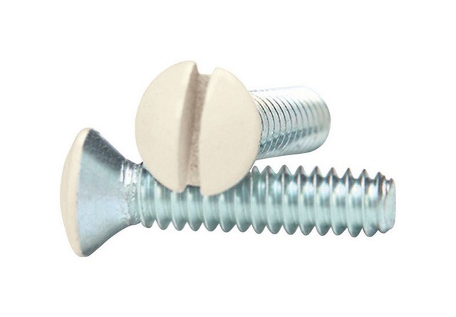 Picture of Amerelle PSIV Ivory Wall Plate Screws - 