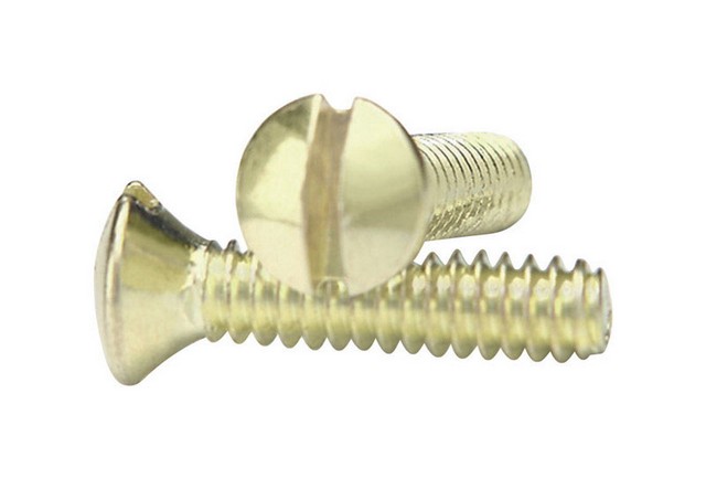 Picture of Amerelle PSBR Brass Wall Plate Screws - 