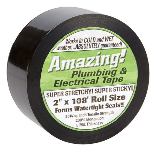 Picture of Amazing Tape ATP24 Plumbing &amp; Electrical Tape Black