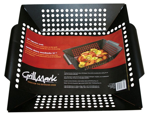 Picture of Grill Mark 98121A Steel Square Grill Topper Wok