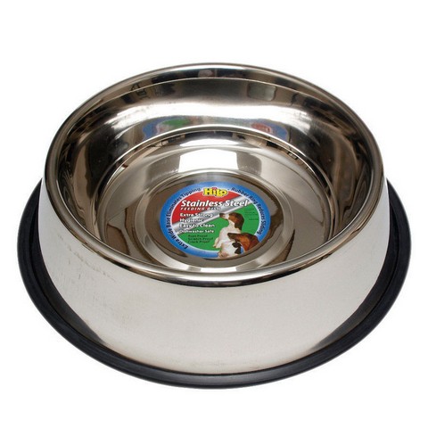 Picture of Hilo 57696 96 oz Stainless Steel Non Skid Dog Dish