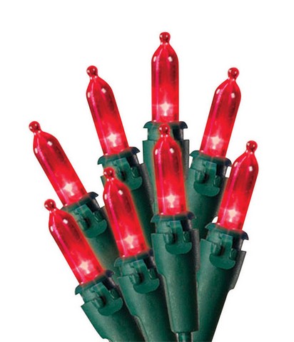 Picture of Celebrations 40843-71 Red LED Indoor &amp; Outdoor 100 Light Set