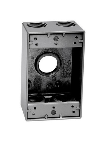 14251-5 Gray 1 Outlet Outlet Box -  TotalTurf, TO157627