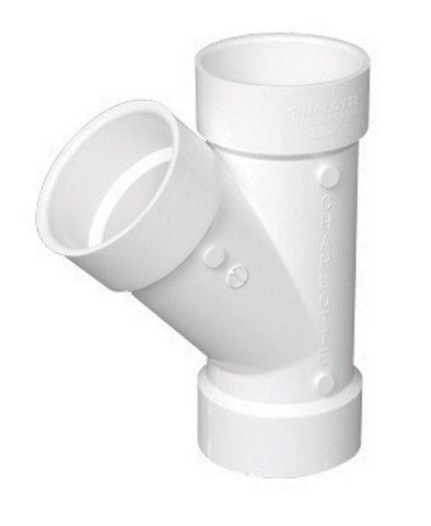 Picture of Charlotte PVC006001400HA 4 in. 45 Degree Wye PVC Pipe