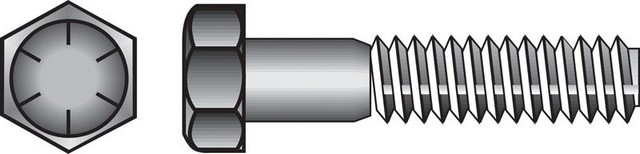 220241 0.5 x 3 in. Zinc Dichromate Grade 8 Hex Cap Screw