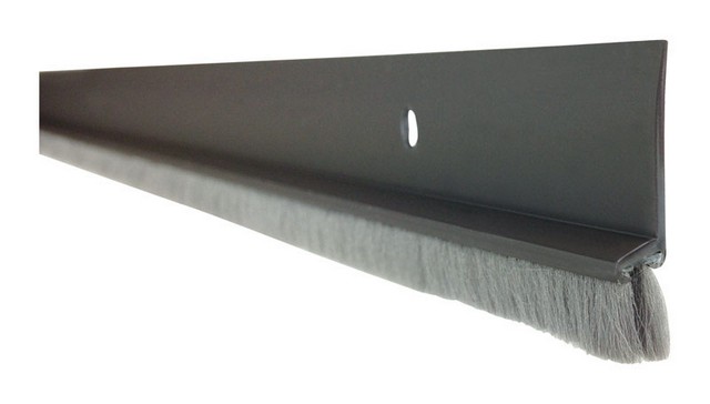 19118 36 in. Brown Vinyl Door Sweep