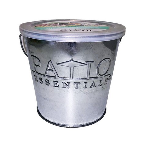 Picture of Patio Essentials 21257G 17 oz Galvanized Mosquito Repellent Candle