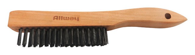 Picture of Allway WB416 9.5 x 1.06 in. Wire Scratch Brush with Wood Shoe Handle