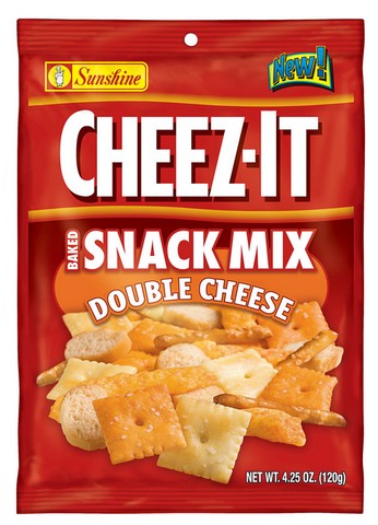 Picture of Cheez-It 24100-57720 3.5 oz Baked Double Cheese Snack Mix - pack of 6