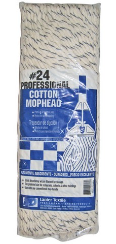 105-4PLY-#24 Size 24 Cut End Mop Head - pack of 6
