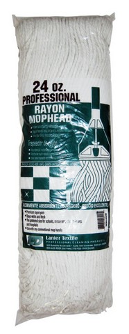 Elite Mops and Brooms 24 oz Cut End Rayon Mop Refill 1 pk