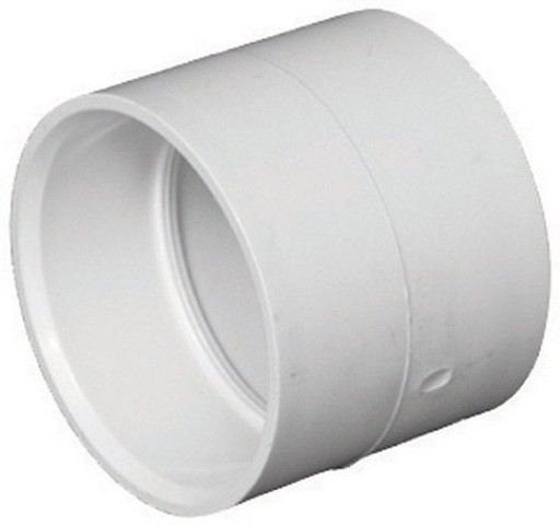 Charlotte Pipe Schedule 40 6 in. Hub X 6 in. D Hub PVC Coupling 1 pk