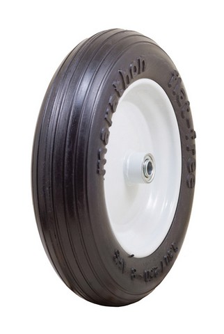 Picture of Marathon 00044 Flat Free Wheelbarrow Tire Ribbed Tread