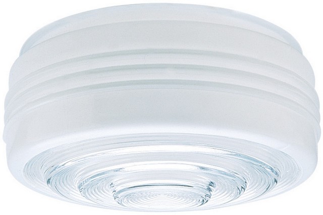 Picture of Westinghouse 85608 White- Clear 8 in. Fitted 8.75 in. Dia. Glass Drum - pack of 6