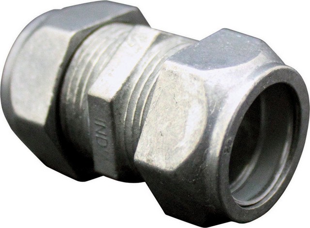 Sigma Engineered Solutions ProConnex 1/2 in. D Zinc-Plated Steel Compression Coupling For EMT 1 pk