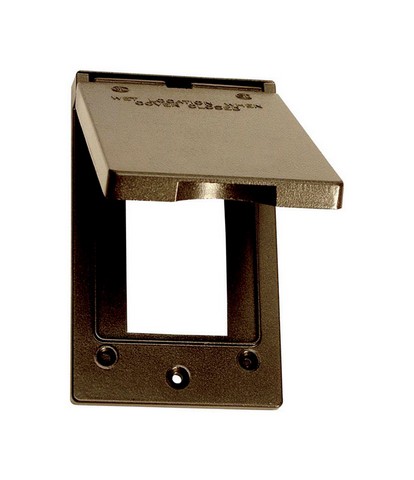 Picture of Sigma 14248BR Bronze 1 Gang Vertical GFCI Cover