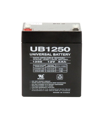 Picture of UPG 86450 12 V 5amp SLA Battery  Set of 2- pack of 2