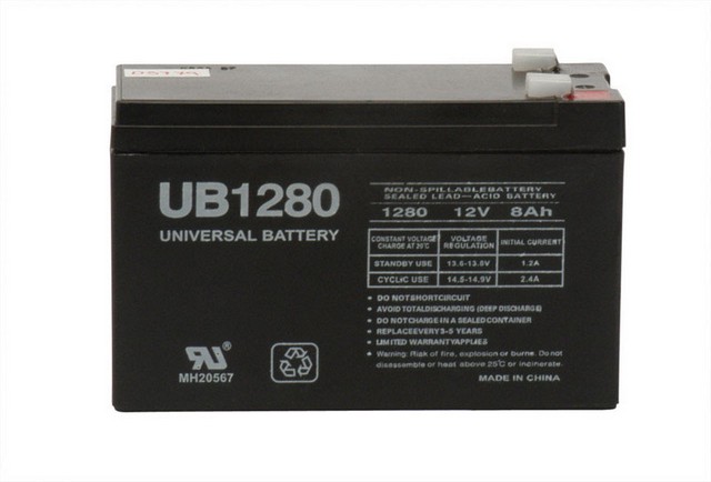 Picture of UPG 86484 12 V 8 amp SLA Battery- Set of 2 - pack of 2